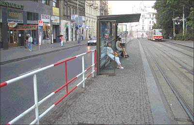 tram stop