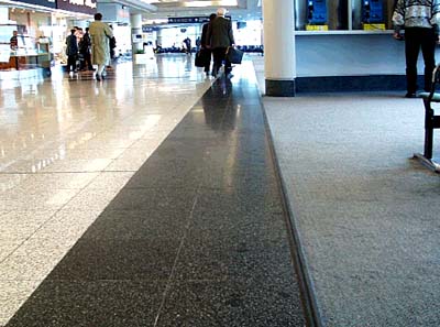 tactile guiding strips